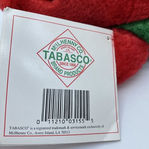Tabasco Pepper Sauce Peppergator Alligator Plush Stuffed Animal Toy Red Green - Picture 5 of 12